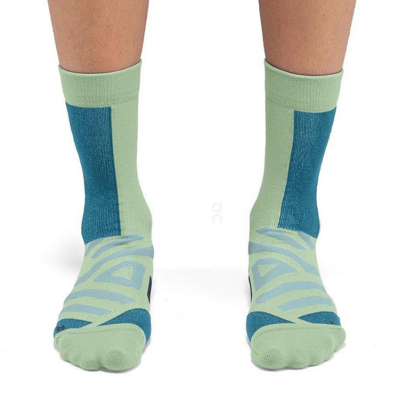 Calcetines On Cloud Performance High Hombre Green | UY_ON8017