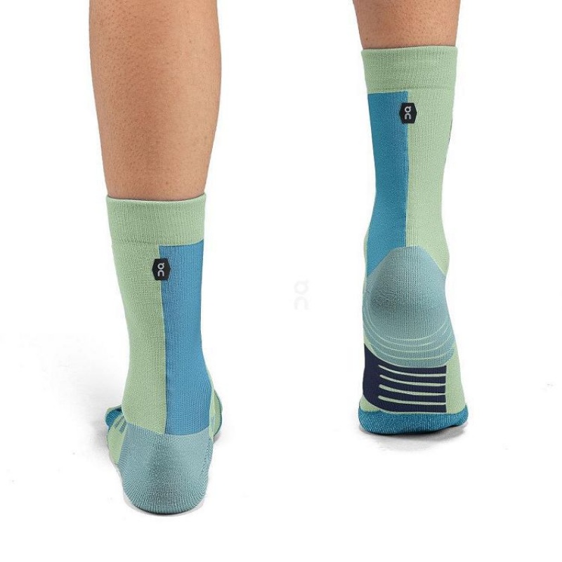 Calcetines On Cloud Performance High Hombre Green | UY_ON8017