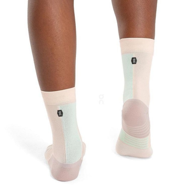 Calcetines On Cloud Performance High Mujer Rose | UY_ON8882