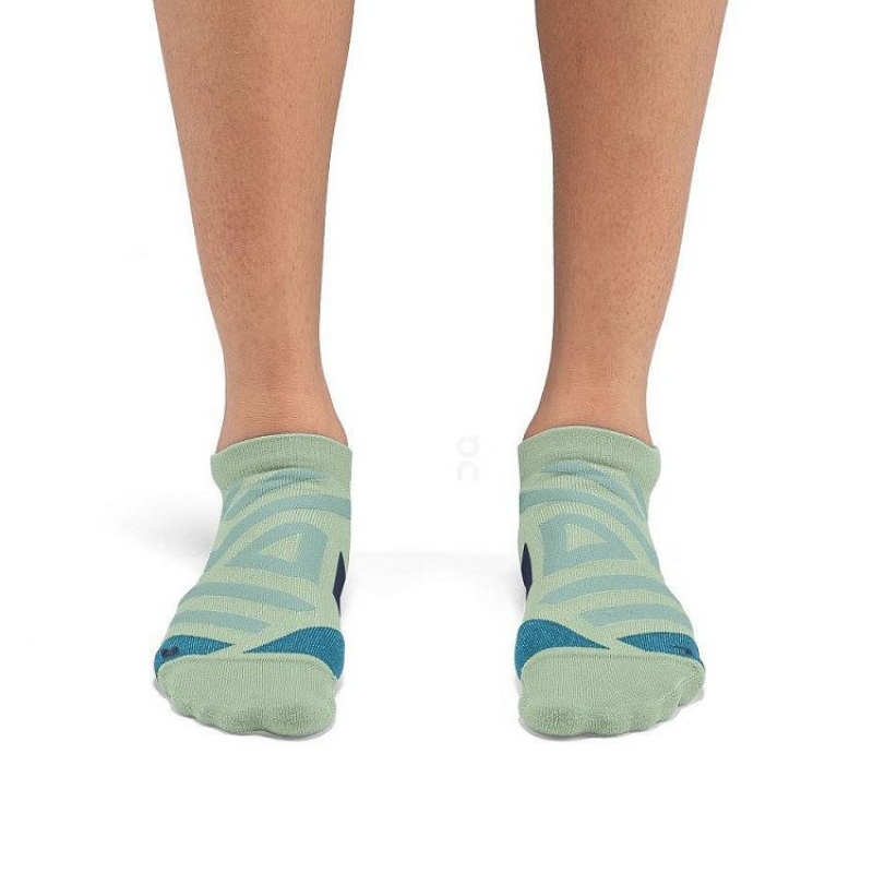 Calcetines On Cloud Performance Low Mujer Green | UY_ON8355