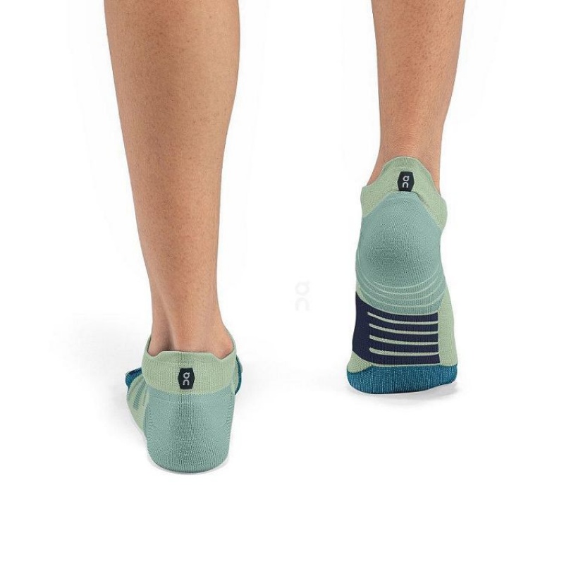 Calcetines On Cloud Performance Low Mujer Green | UY_ON8355