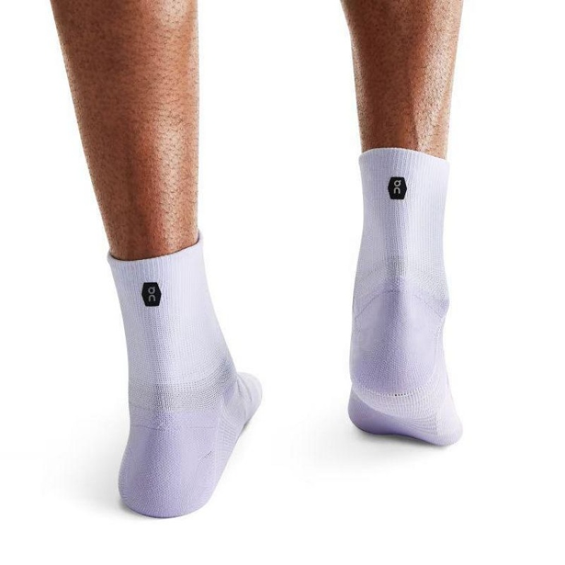 Calcetines On Cloud Performance Mid Hombre Light Purple | UY_ON8249