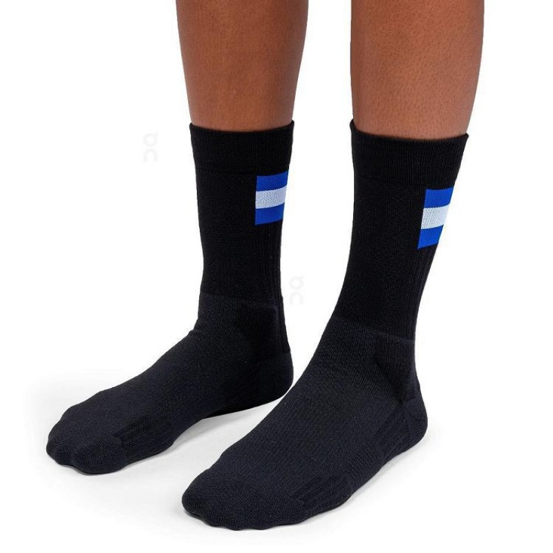 Calcetines On Cloud Tennis Hombre Black | UY_ON9106