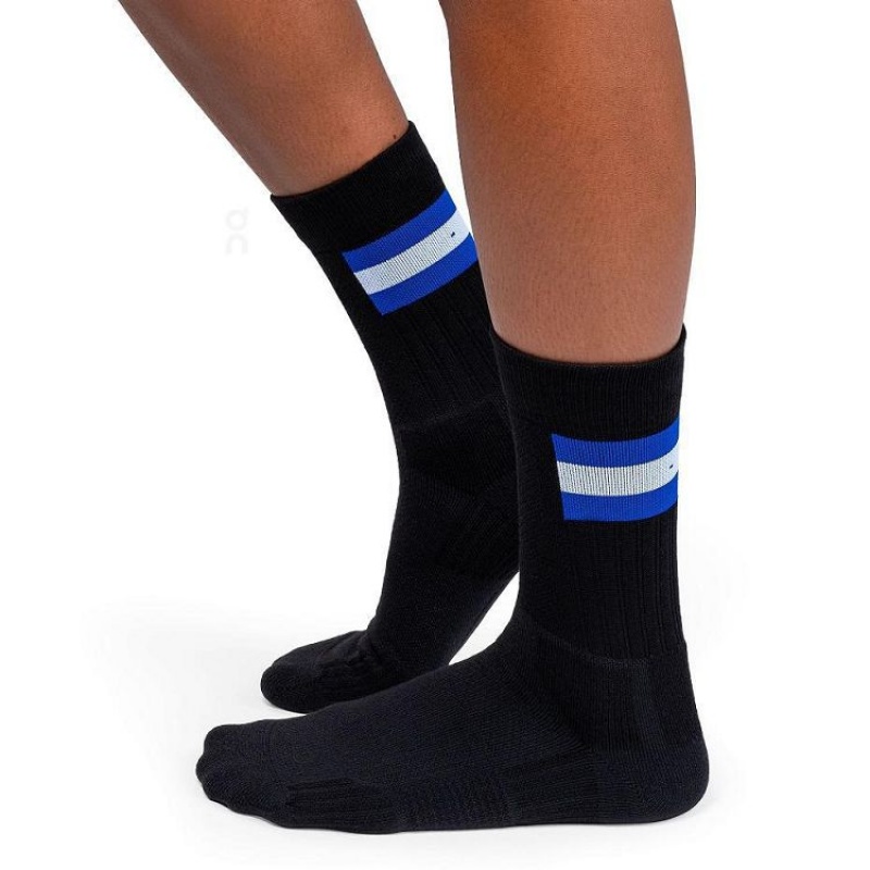 Calcetines On Cloud Tennis Hombre Black | UY_ON9106