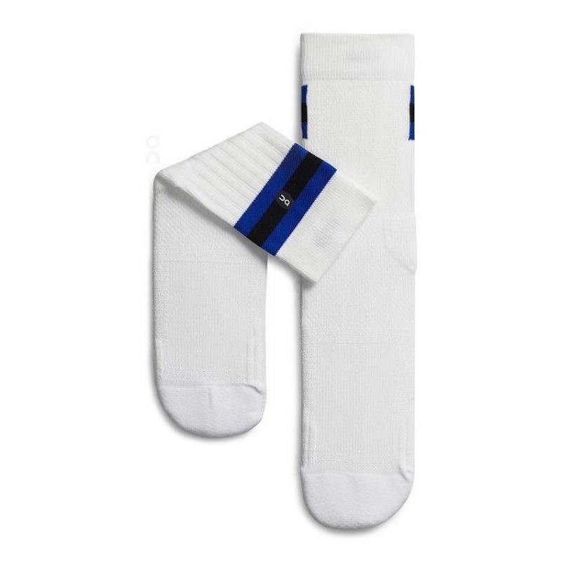 Calcetines On Cloud Tennis Hombre White / Blue | UY_ON8316