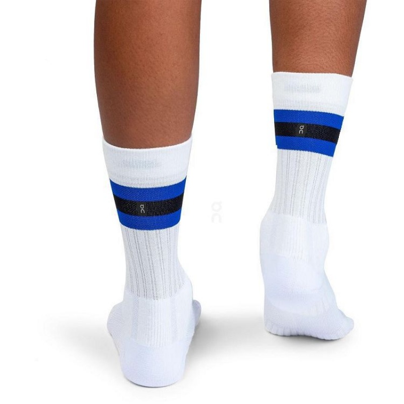 Calcetines On Cloud Tennis Hombre White / Blue | UY_ON8316