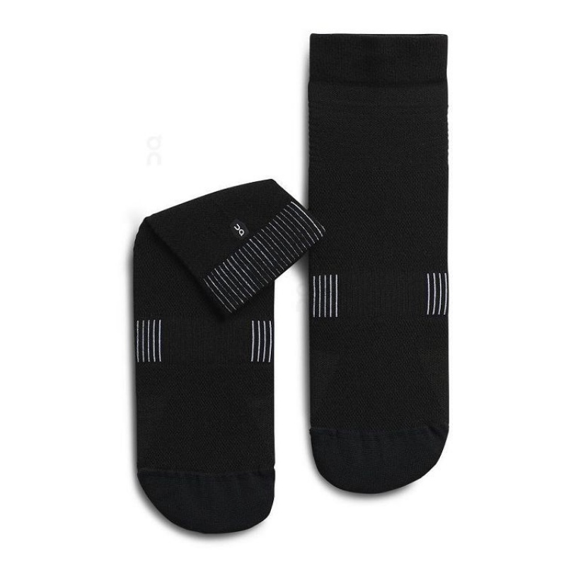 Calcetines On Cloud Ultralight Mid Hombre Black | UY_ON8913