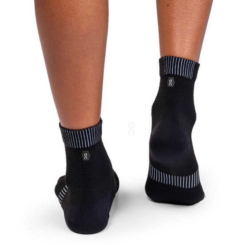 Calcetines On Cloud Ultralight Mid Mujer Black | UY_ON8535