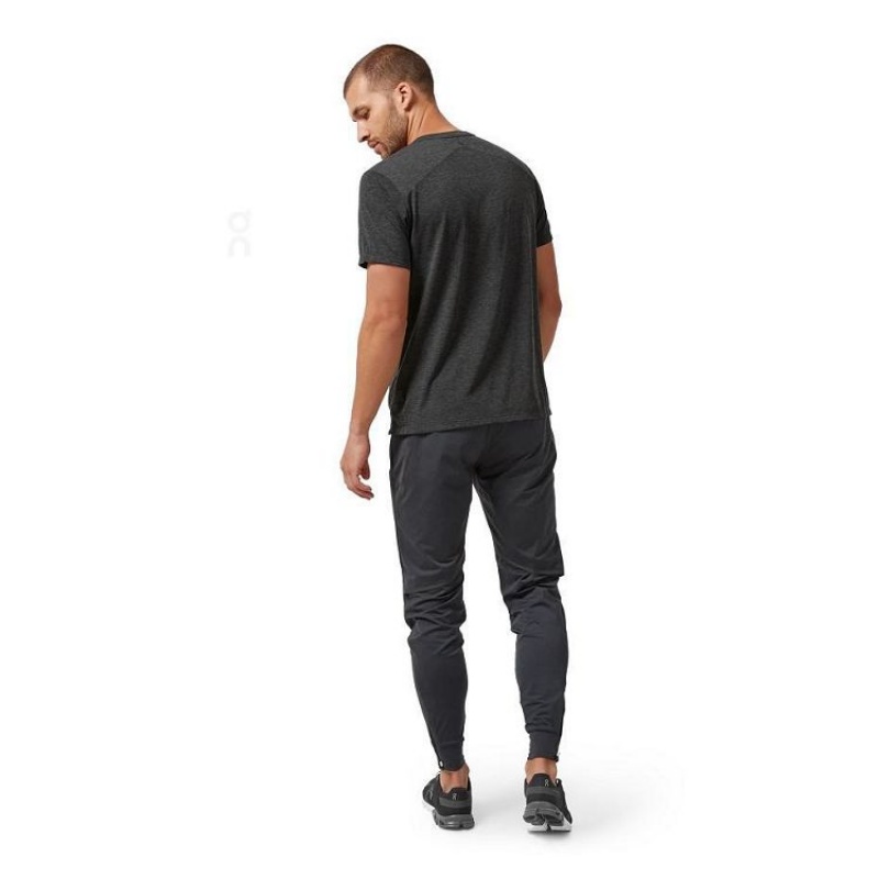 Camiseta On Cloud Active-T Hombre Black | UY_ON8522