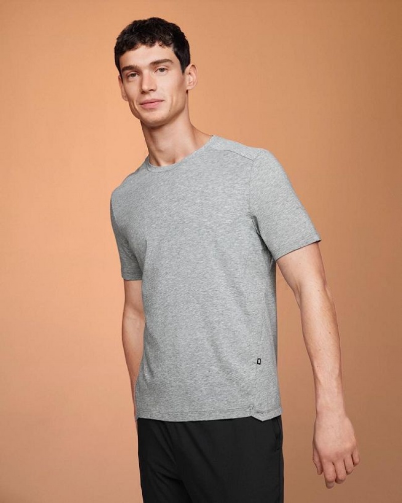 Camiseta On Cloud Active-T Hombre Grey | UY_ON8446