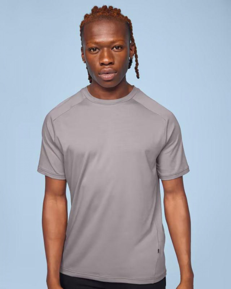 Camiseta On Cloud Focus-T Hombre Grey | UY_ON8881