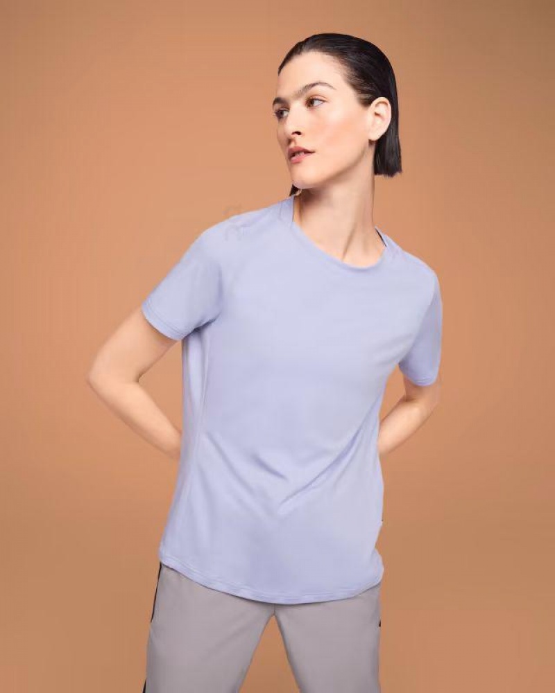 Camiseta On Cloud Focus-T Mujer Purple | UY_ON8311