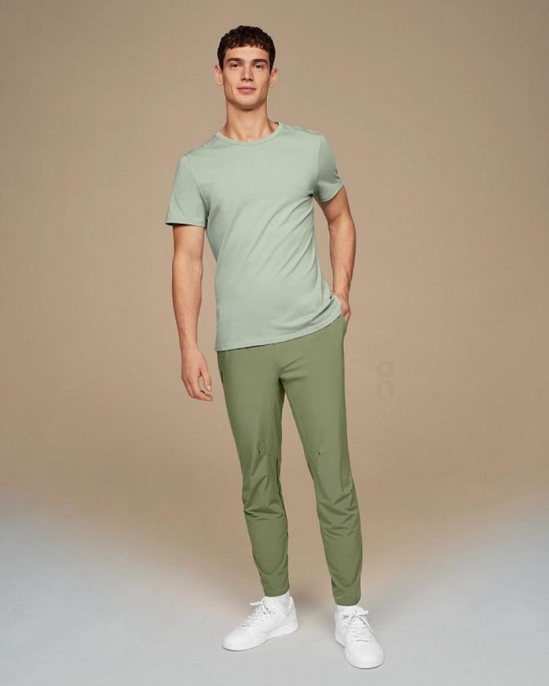 Camiseta On Cloud On-T Hombre Green | UY_ON9086