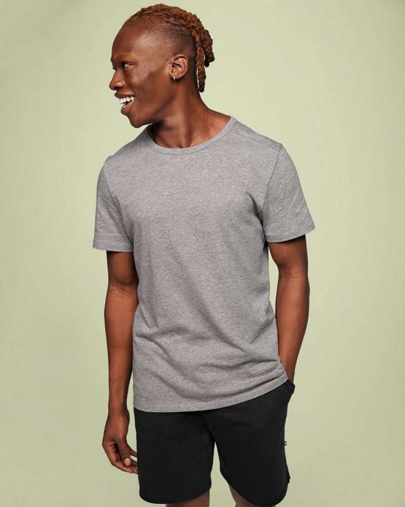 Camiseta On Cloud On-T Hombre Grey | UY_ON9002