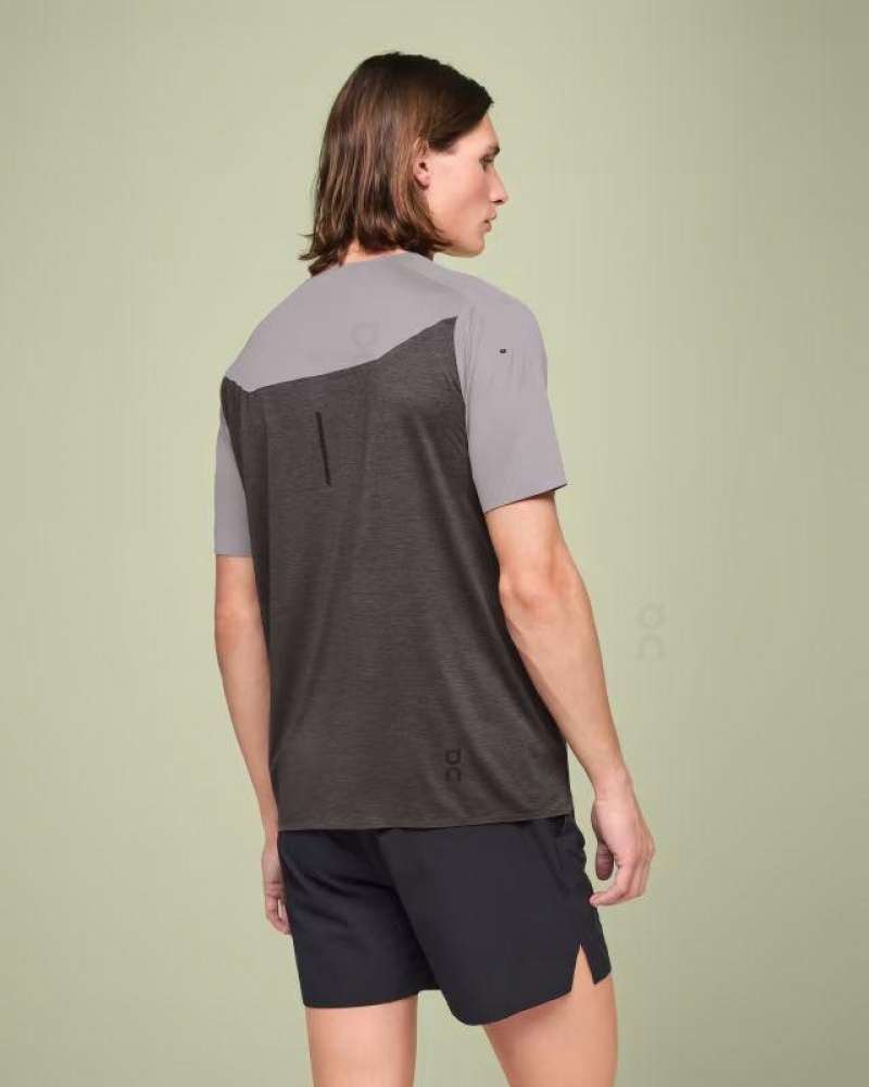 Camiseta On Cloud Performance-T Hombre Grey / Black | UY_ON8282