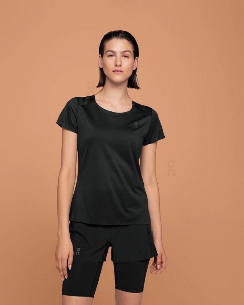 Camiseta On Cloud Performance-T Mujer Black | UY_ON8387