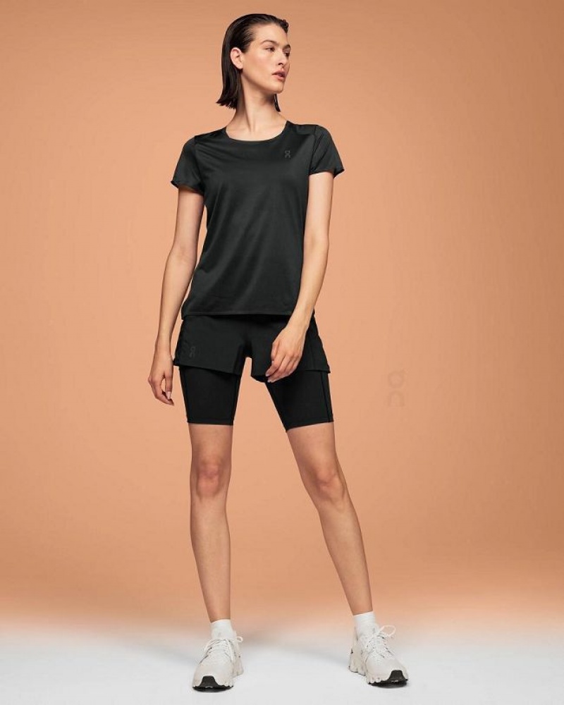 Camiseta On Cloud Performance-T Mujer Black | UY_ON8387