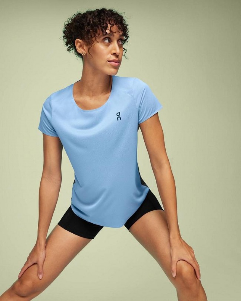 Camiseta On Cloud Performance-T Mujer Blue | UY_ON8977