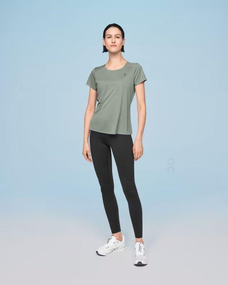 Camiseta On Cloud Performance-T Mujer Olive | UY_ON8127