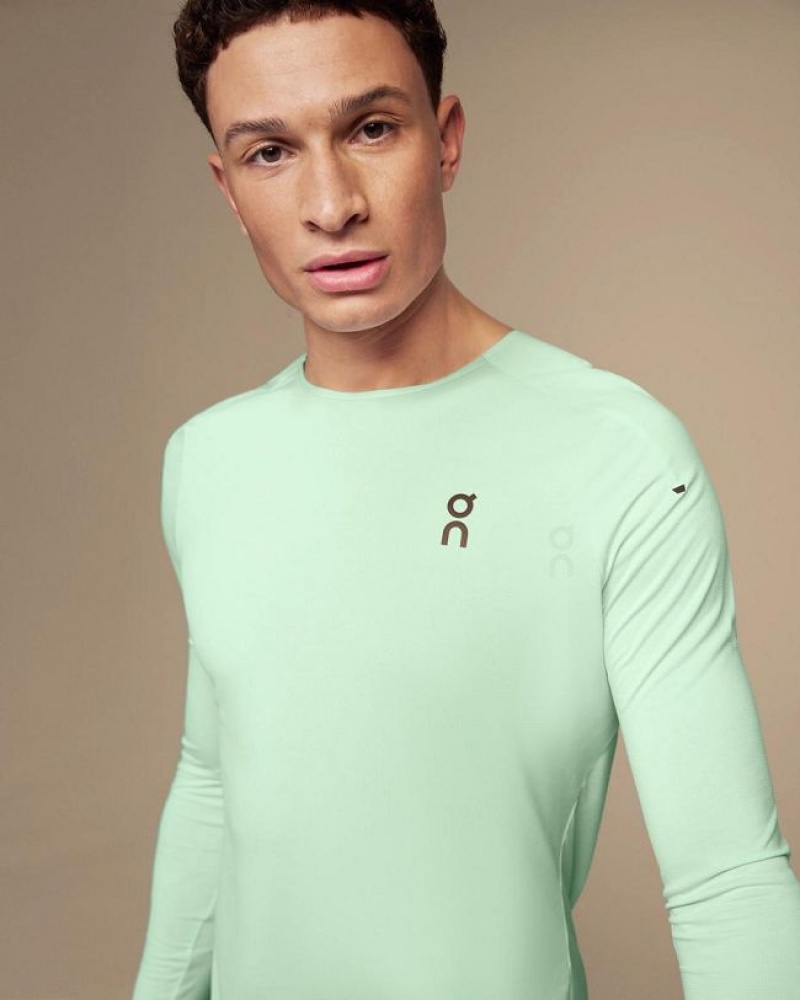 Camiseta On Cloud Performance Long-T Hombre Turquoise | UY_ON8712