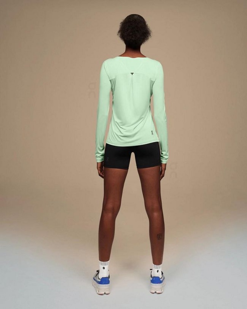 Camiseta On Cloud Performance Long-T Mujer Green | UY_ON8626