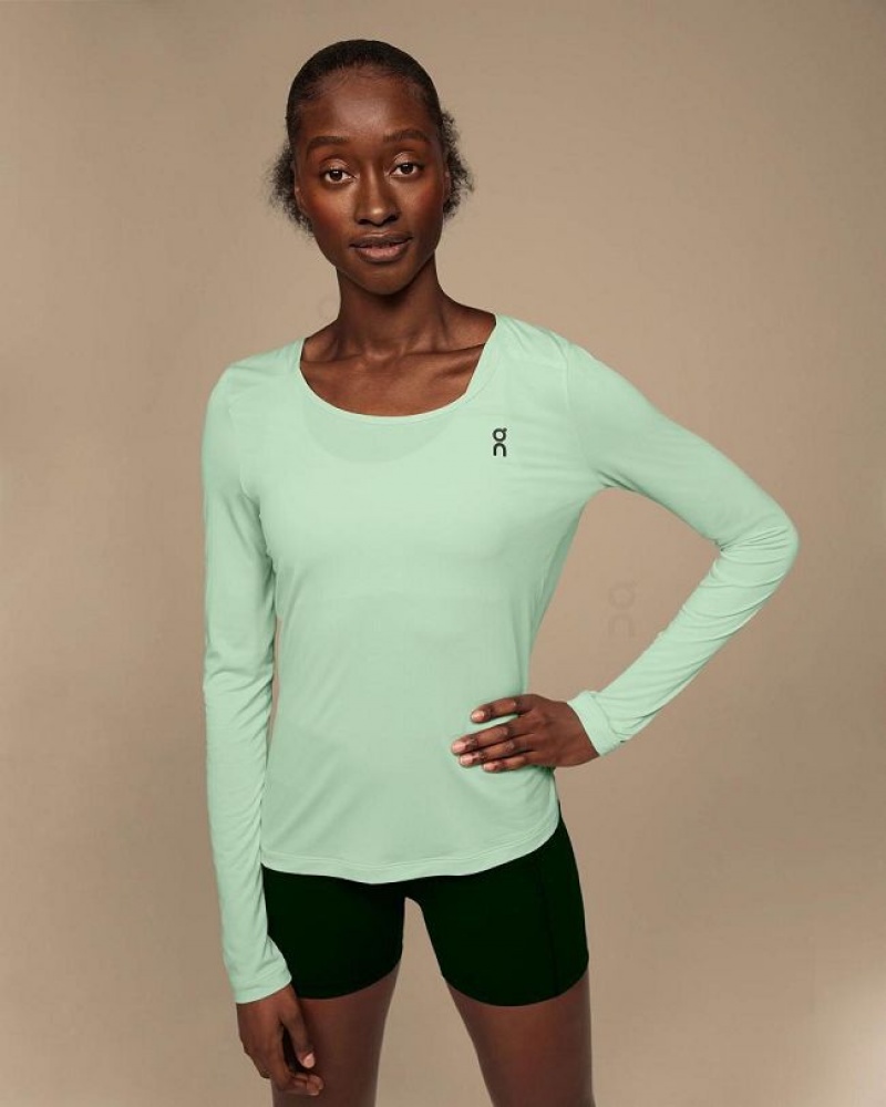 Camiseta On Cloud Performance Long-T Mujer Green | UY_ON8626