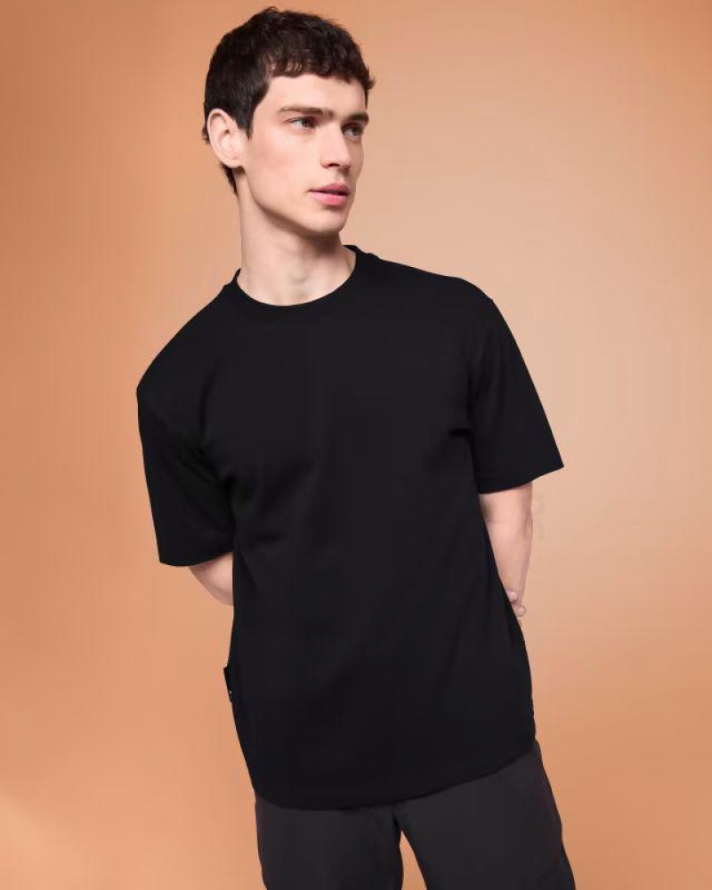 Camiseta On Cloud Studio-T Hombre Black | UY_ON9147