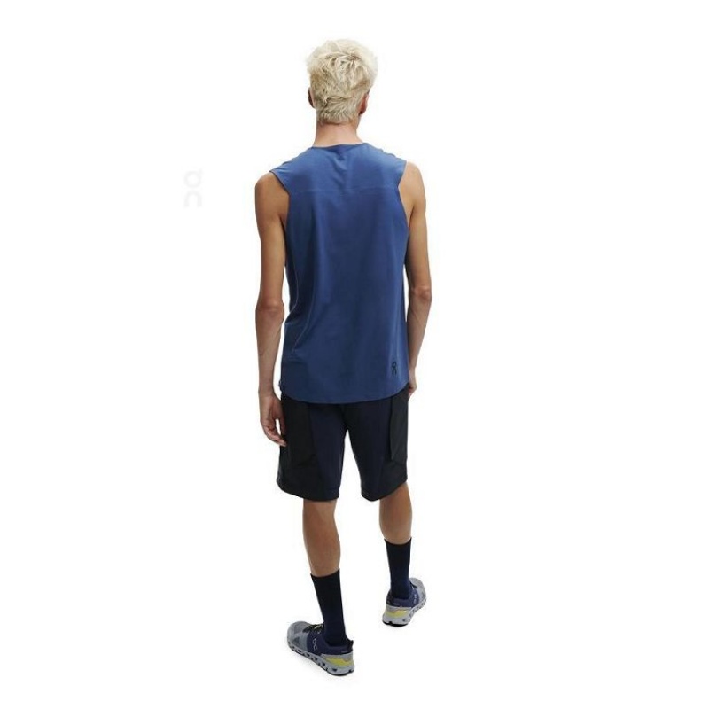 Camiseta sin Manga On Cloud Training Hombre Blue | UY_ON8905