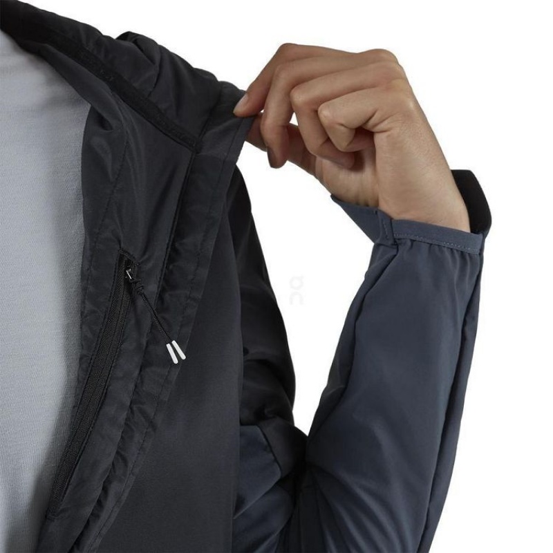 Chaquetas On Cloud Insulator Mujer Black / Blue | UY_ON9083