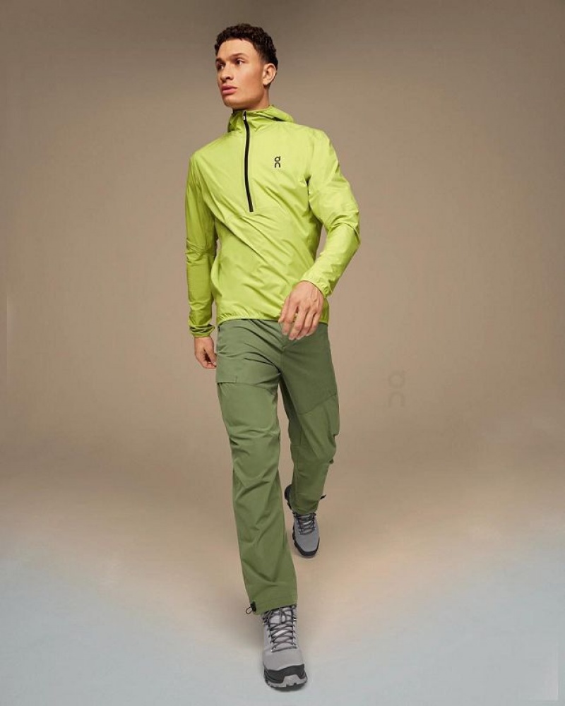 Chaquetas On Cloud Waterproof Anorak Hombre Green | UY_ON9110