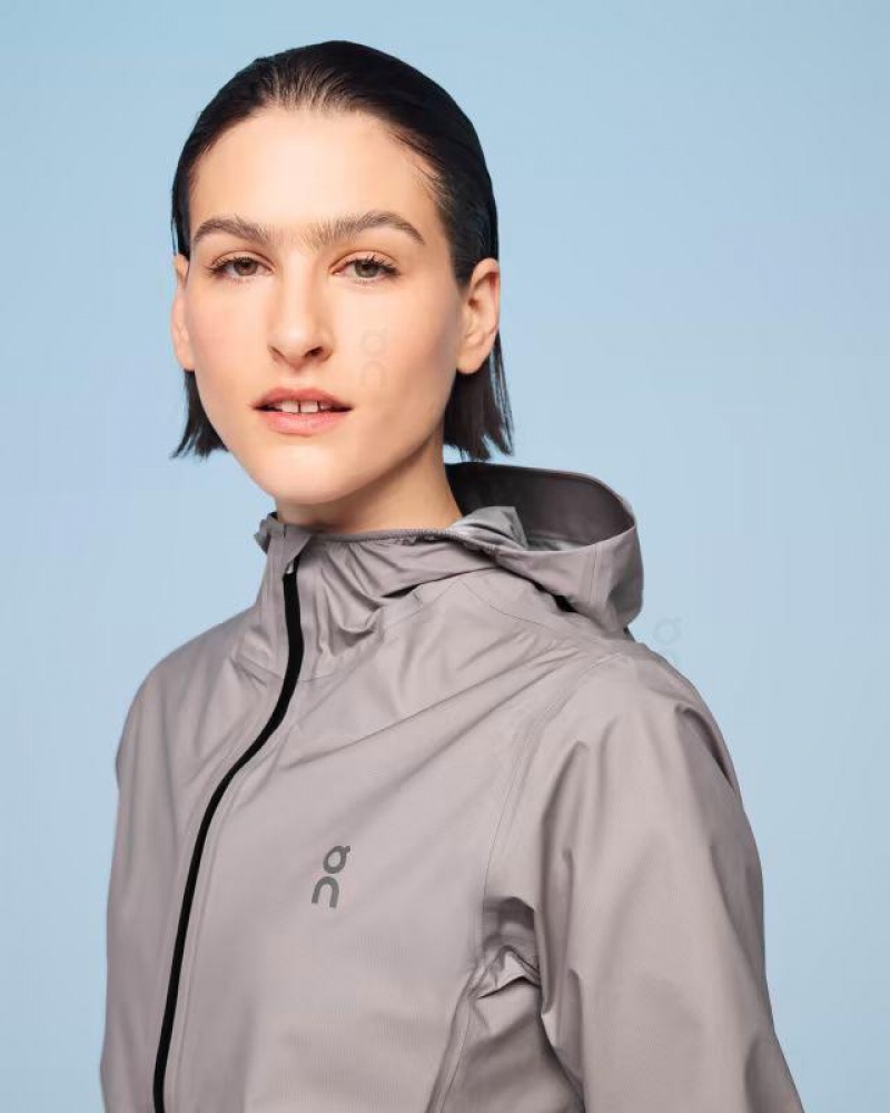 Chaquetas On Cloud Waterproof Anorak Mujer Grey | UY_ON8230