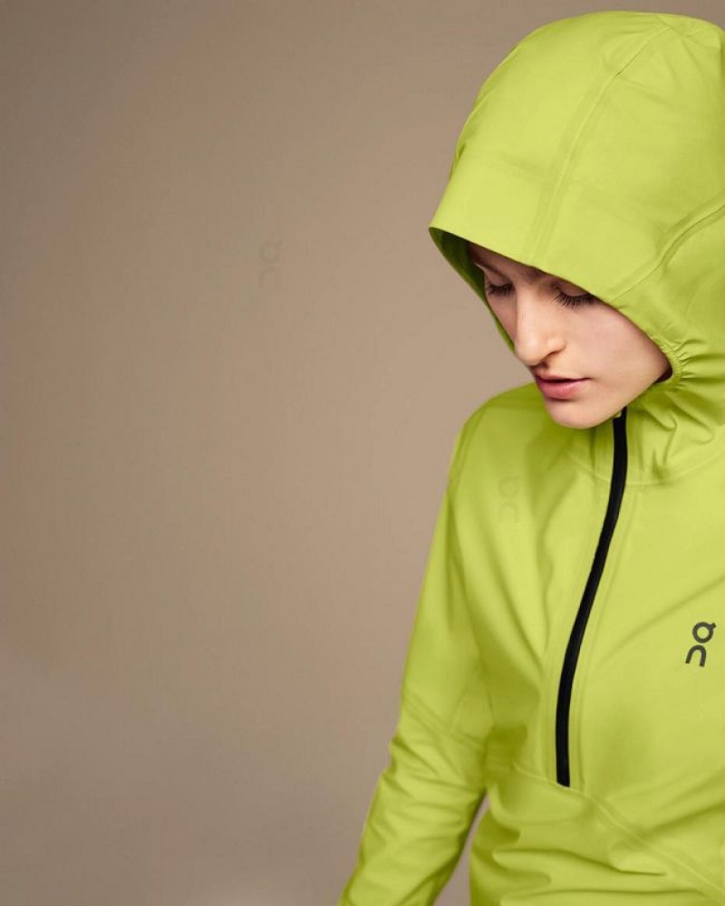 Chaquetas On Cloud Waterproof Anorak Mujer Green | UY_ON8564