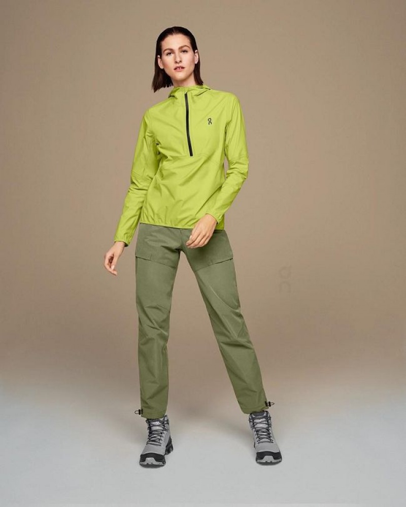 Chaquetas On Cloud Waterproof Anorak Mujer Green | UY_ON8564