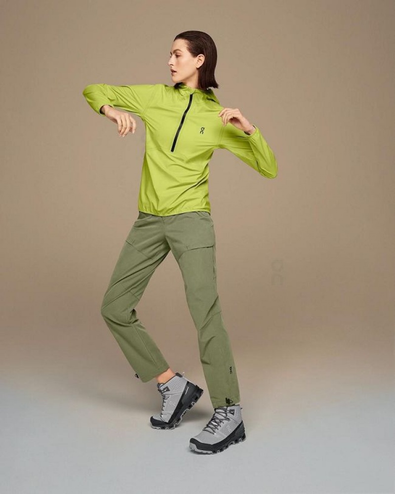 Chaquetas On Cloud Waterproof Anorak Mujer Green | UY_ON8564