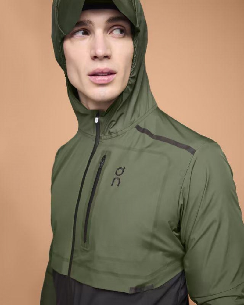 Chaquetas On Cloud Weather Hombre Olive | UY_ON9113