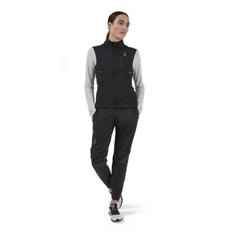 Chaquetas On Cloud Weather Vest Mujer Black | UY_ON9163