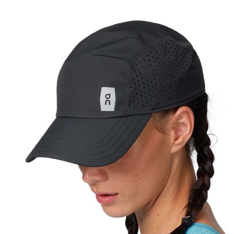 Gorras On Cloud Lightweight Mujer Black | UY_ON8062