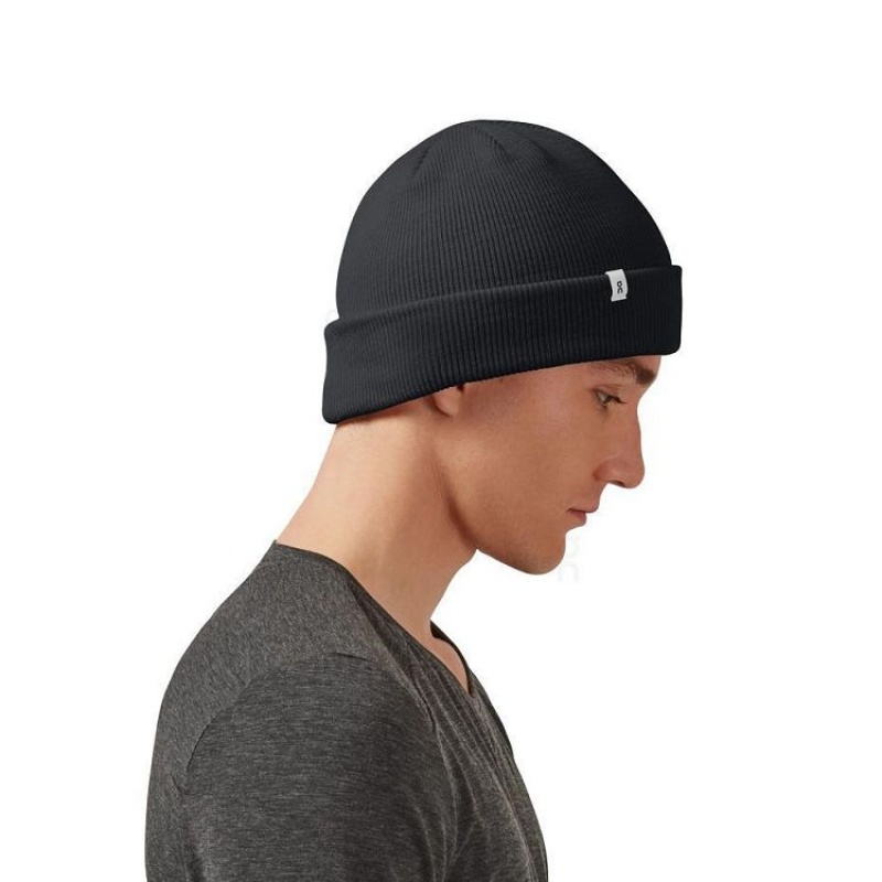 Gorros On Cloud Merino Hombre Black | UY_ON8474