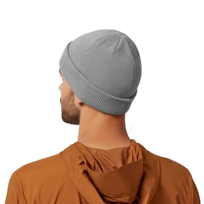 Gorros On Cloud Merino Hombre Grey | UY_ON9044