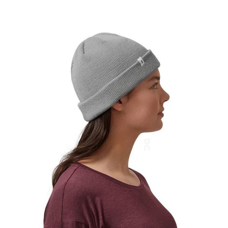 Gorros On Cloud Merino Hombre Grey | UY_ON9044