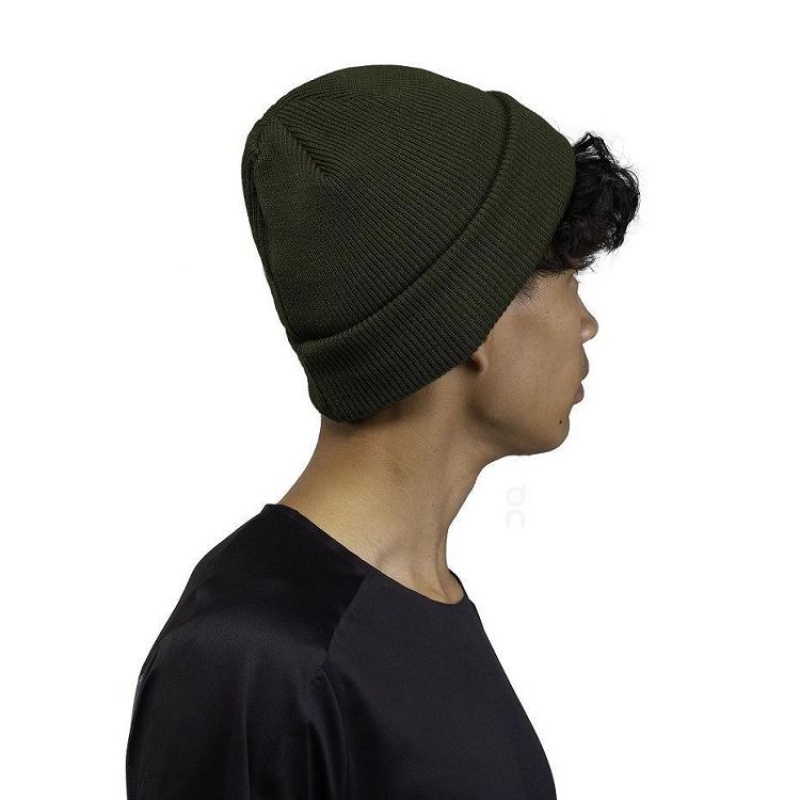 Gorros On Cloud Merino Hombre Olive | UY_ON8908