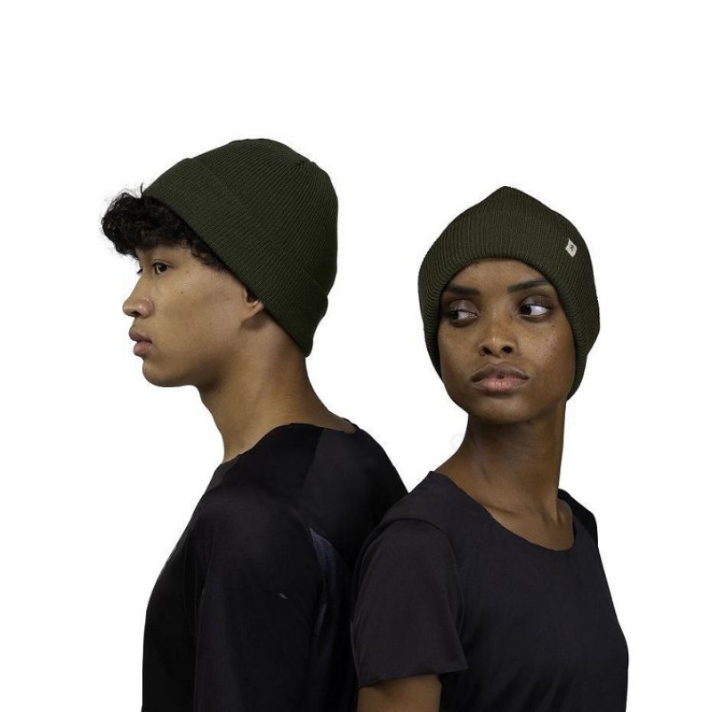 Gorros On Cloud Merino Hombre Olive | UY_ON8908