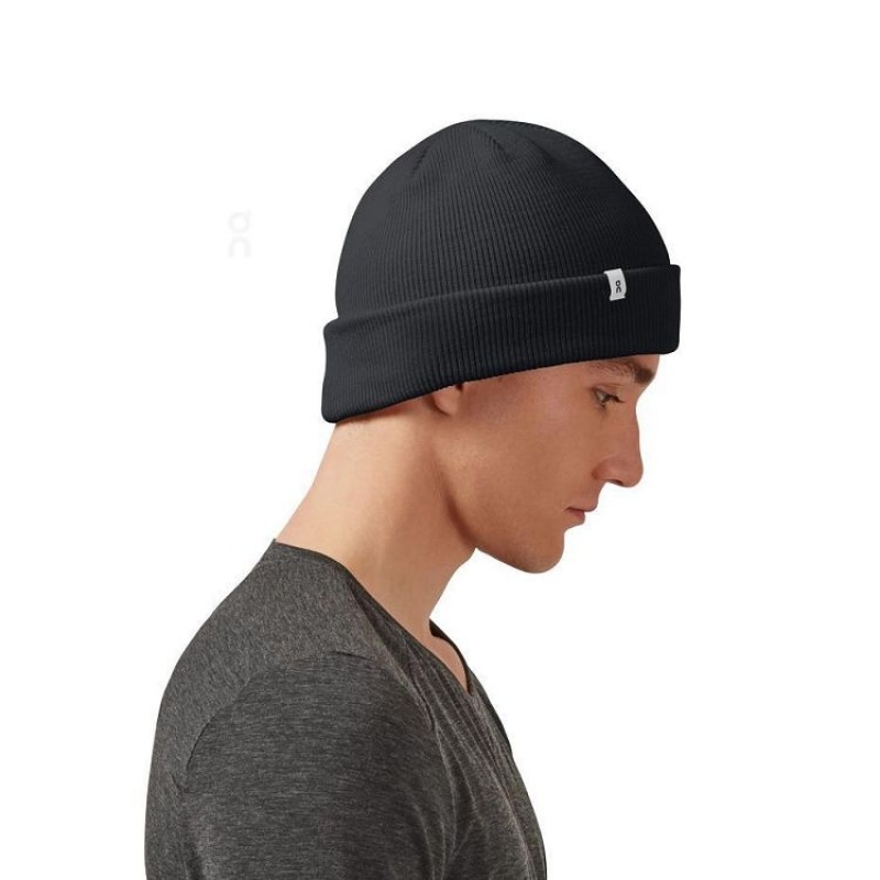 Gorros On Cloud Merino Mujer Black | UY_ON8960