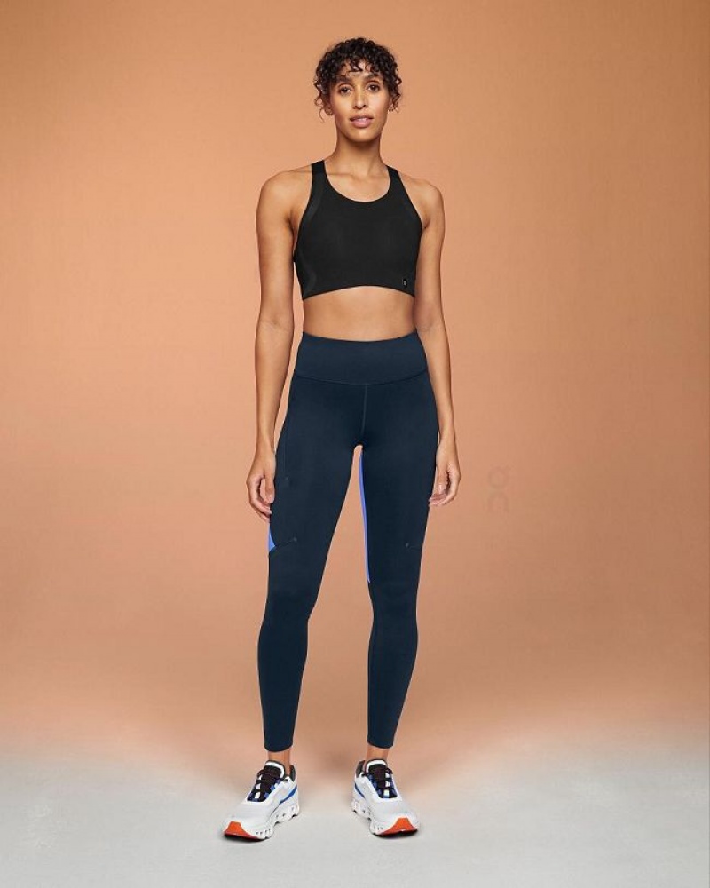 Mallas Running On Cloud Performance Mujer Navy | UY_ON8845