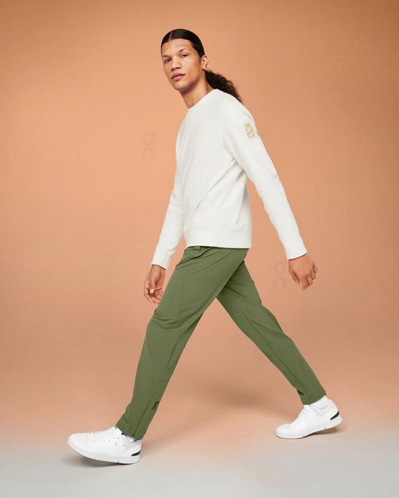 Pantalones On Cloud Active Hombre Olive | UY_ON8041