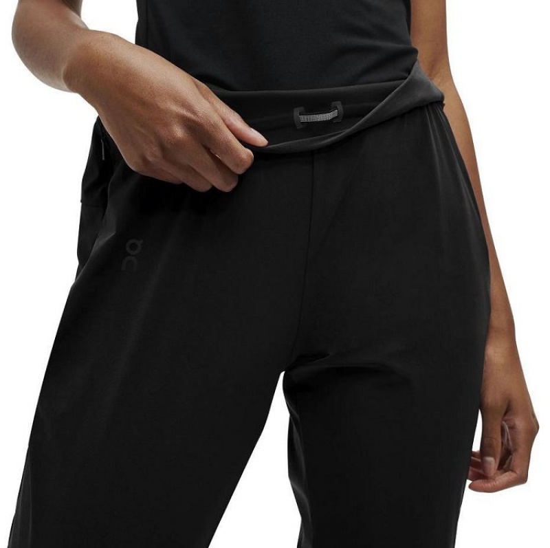 Pantalones On Cloud Lightweight Mujer Black | UY_ON8922