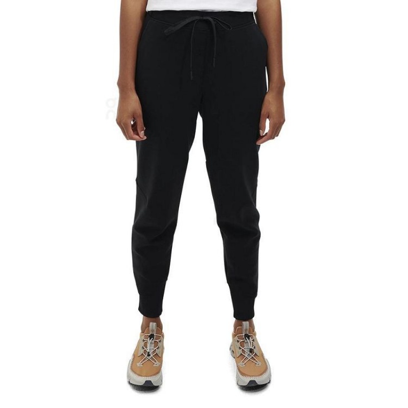 Pantalones On Cloud Sweat Mujer Black | UY_ON8642