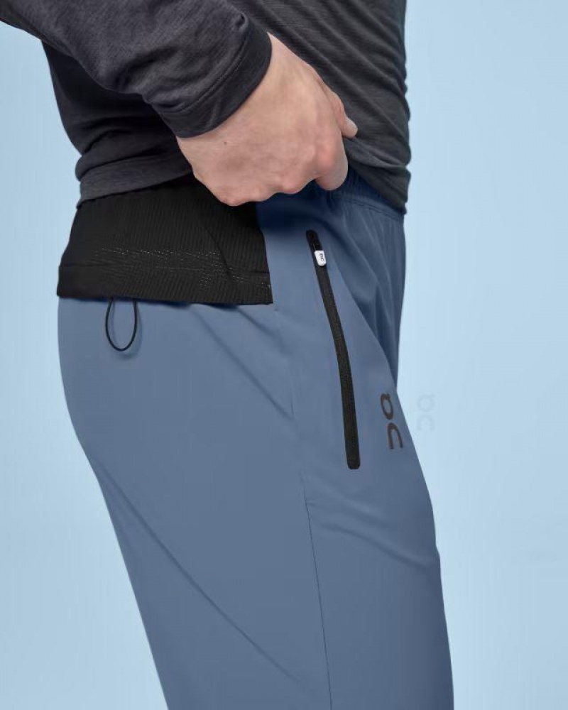 Pantalones On Cloud Track Hombre Blue | UY_ON8210