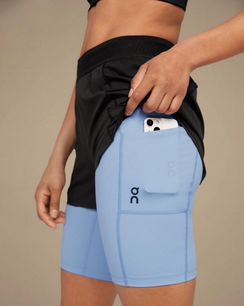 Short On Cloud Active Mujer Black / Blue | UY_ON8496