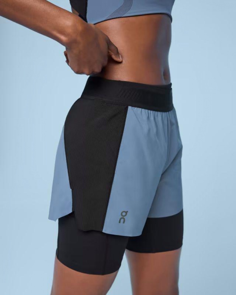 Short On Cloud Active Mujer Blue / Black | UY_ON8990